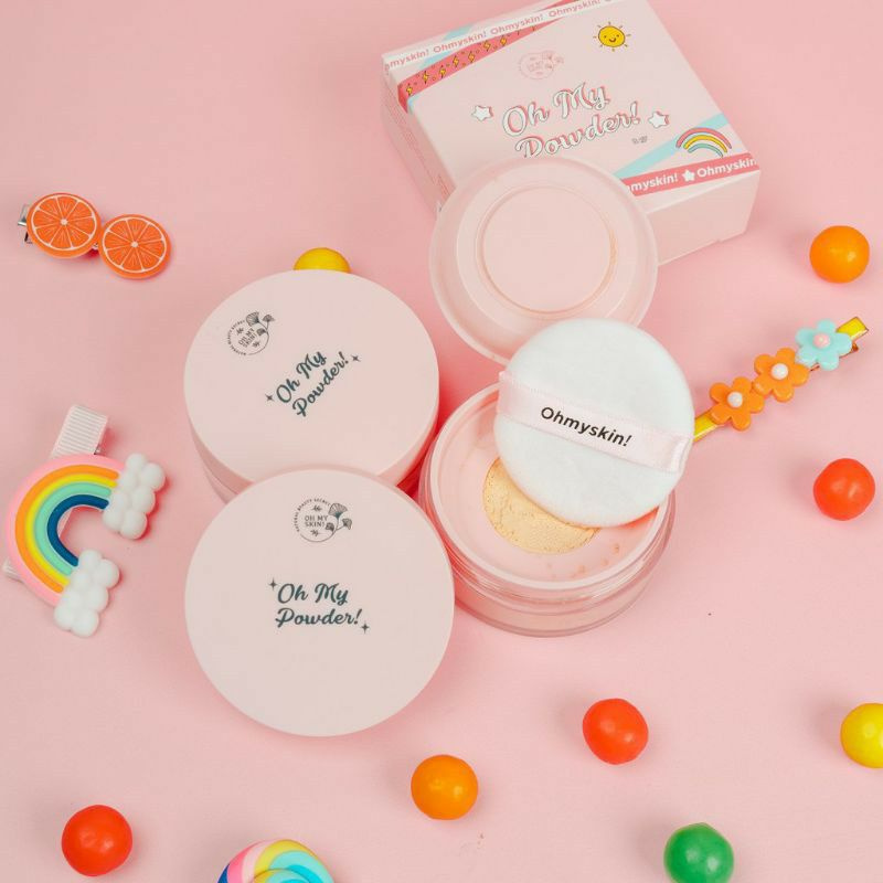 Bedak Tabur Oh My Powder by Ohmyskin (Netto: 8gr)