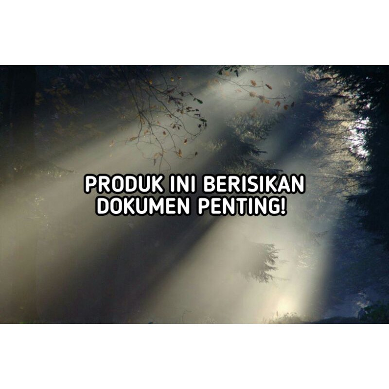 

DOKUMEN PENTING DAN HARUS DIJAGA DENGAN AMAN!