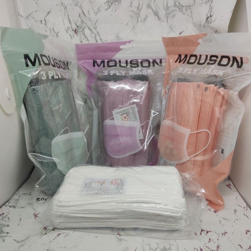 MASKER 3PLY MOUSON ISI 50LEMBAR