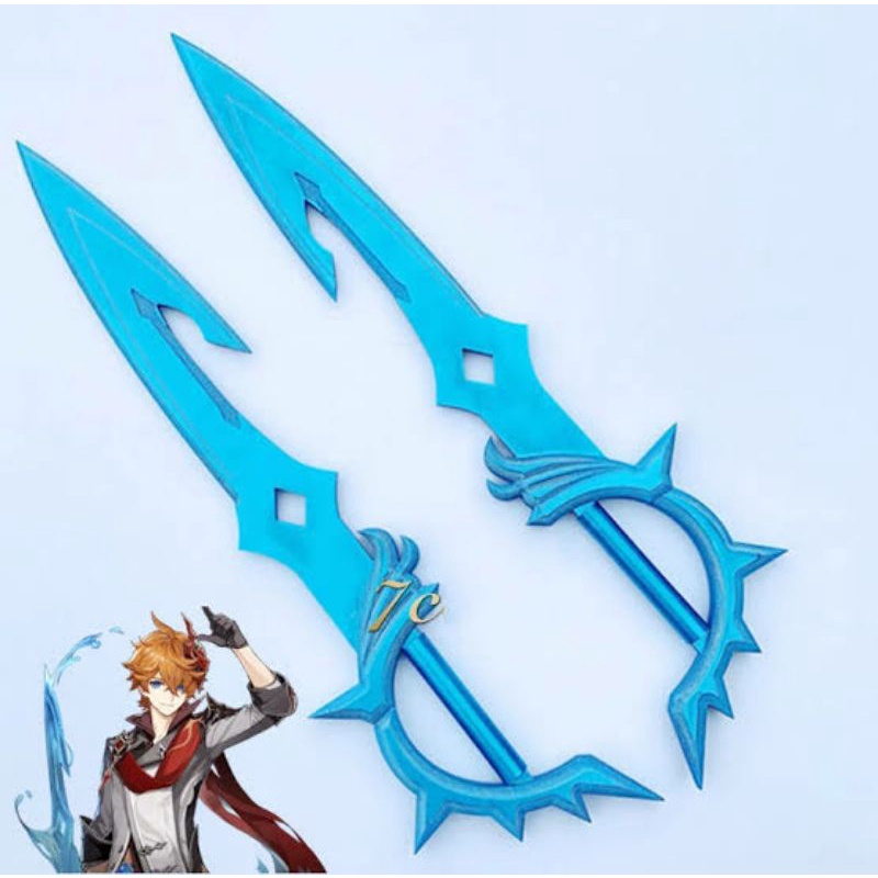 childe tartaglia blade of torent genshin impact cosplay