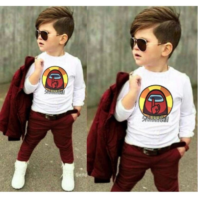BAYAR DITEMPAT wandy Set Baju Anak Laki laki Import BAYAR DITEMPAT wandy Set Baju Anak Laki laki Import