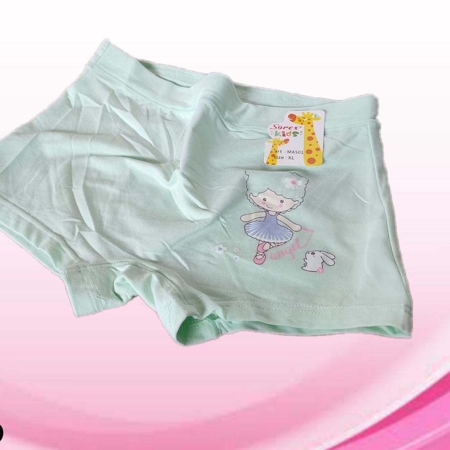 Kekinian K695  CELANA DALAM BOXER ANAK WANITA SOREX MA501 SIZE M - XL HARGA PER 1 PCS ..