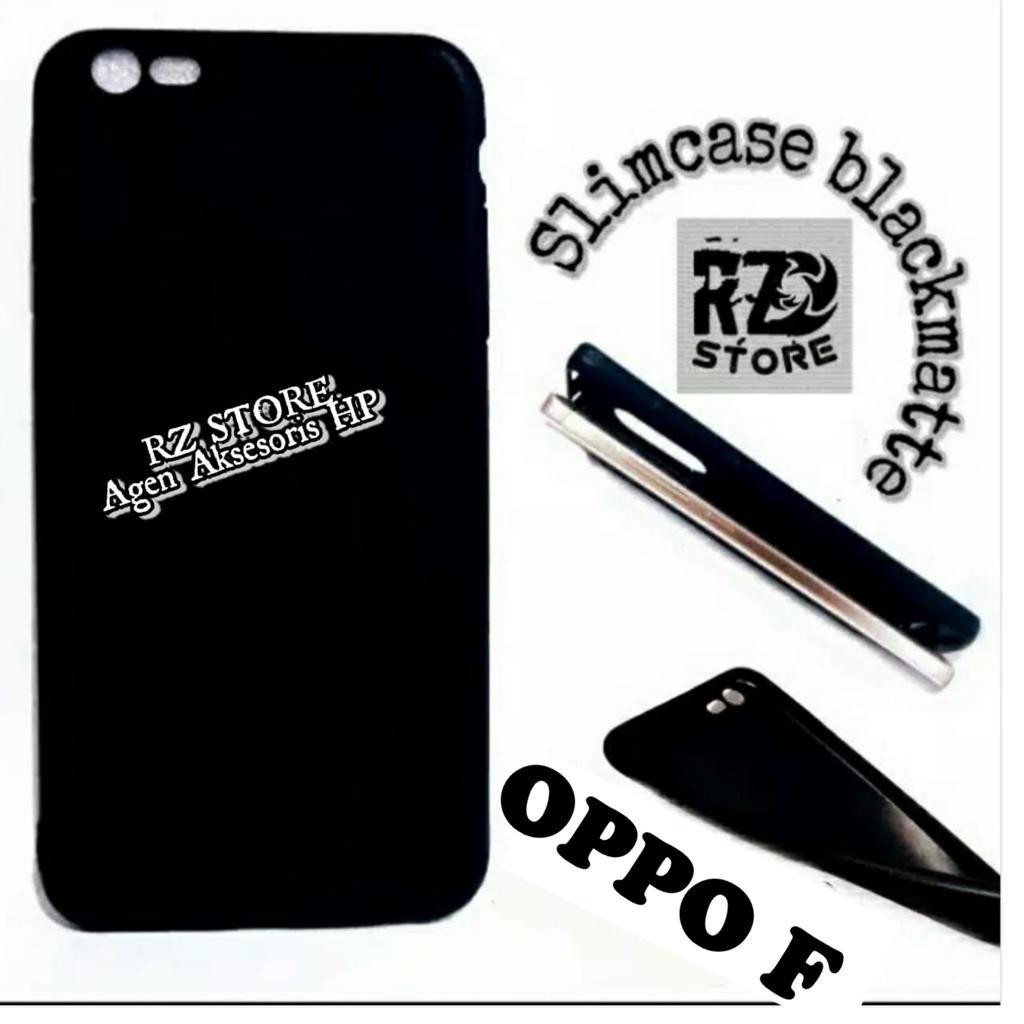 CASE BLACK MATTE OPPO F7 YOUTH F9 F11 F17 PRO SILIKON HARD CASE