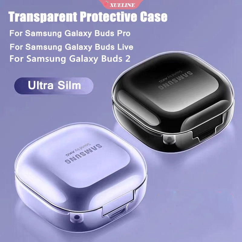 Casing Transparan Glitter Untuk Galaxy Buds Live / Pro 2 Buds2