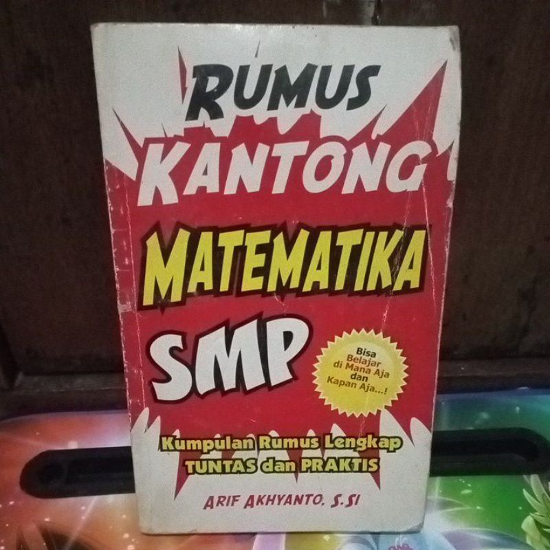 

[ preloved ] rumus kantong matematika smp