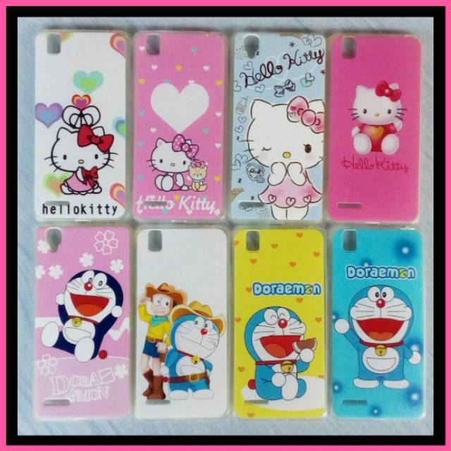 Oppo A35 F1 Case Softcase Karakter Gambar Doraemon Hello Kitty Shopee Indonesia