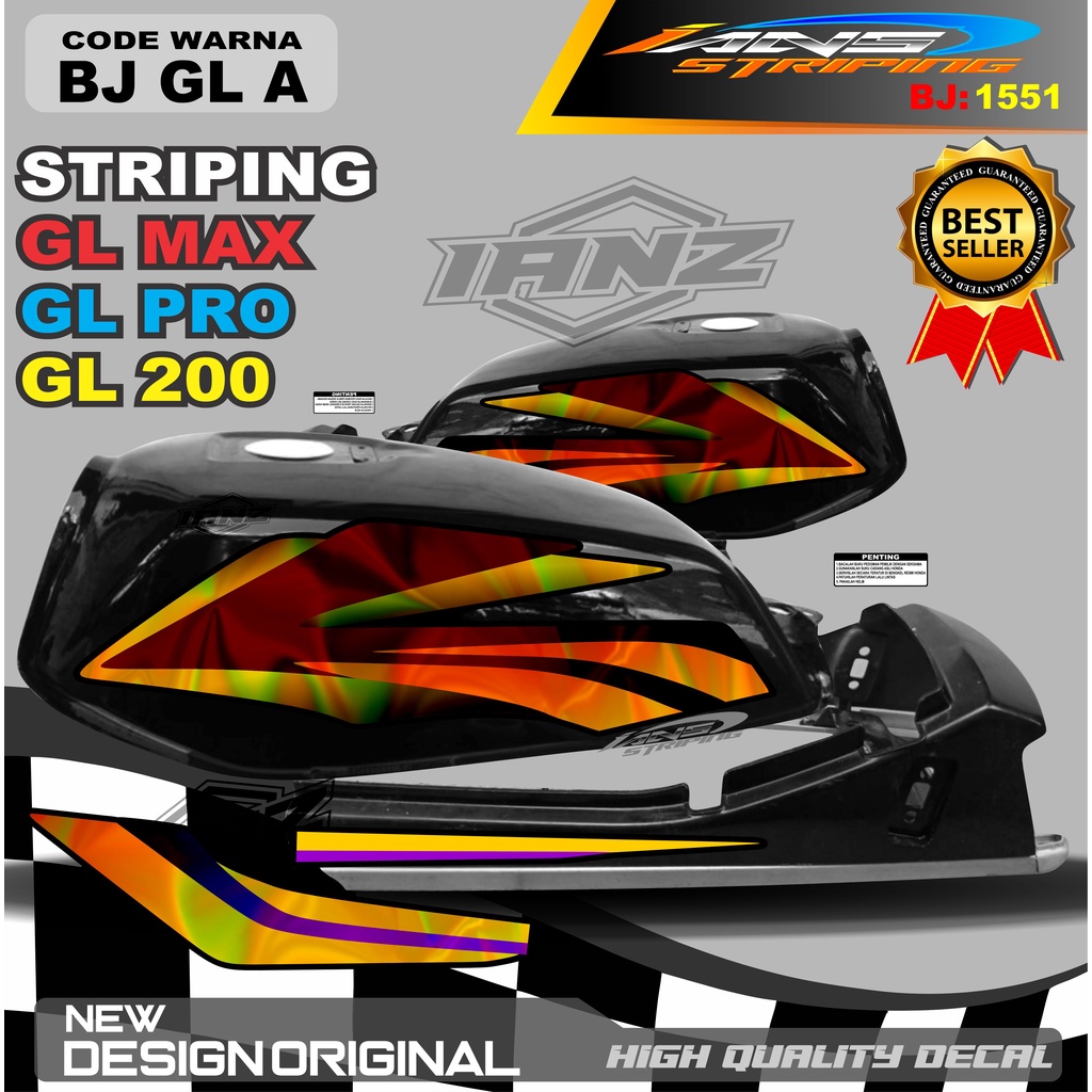 STIKER STRIPING GL PRO VARIASI HOLOGRAM / STRIPING GL PRO MAX VARIASI HOLOGRAM / STRIPING GL