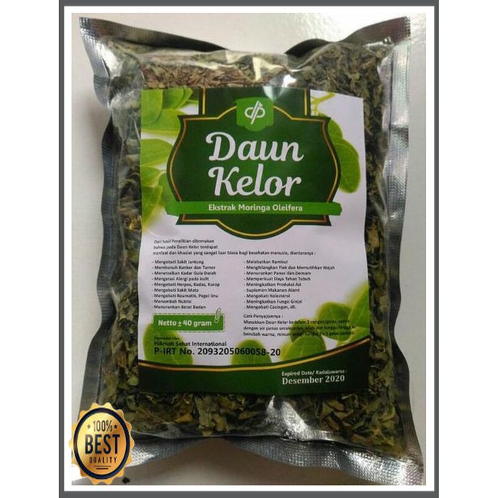 

Teh Seduh Curah DAUN KELOR HIKMAH HERBAL 40 gram