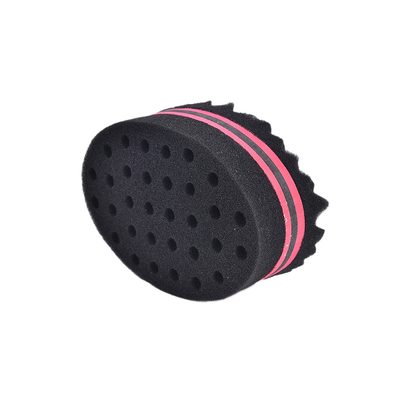 {LUCKID}Wave Barber Hair Brush Sponge For Dreads Afro Locs Twist Curl Coil Magic Tool