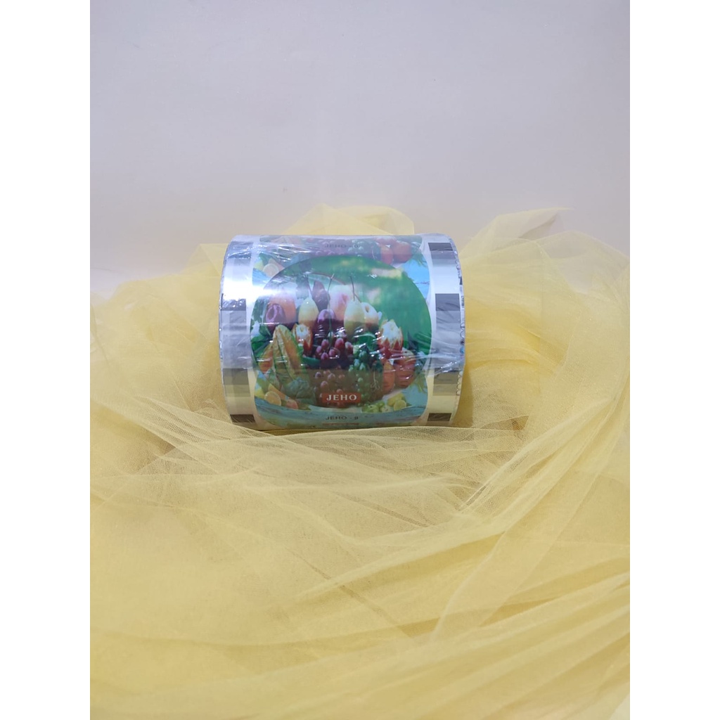 Plastik LID Cup Sealer Motif/ Sealer Penutup Gelas Plastik Motif Jeho/Cup Sealer 1000 / Penutup Gela