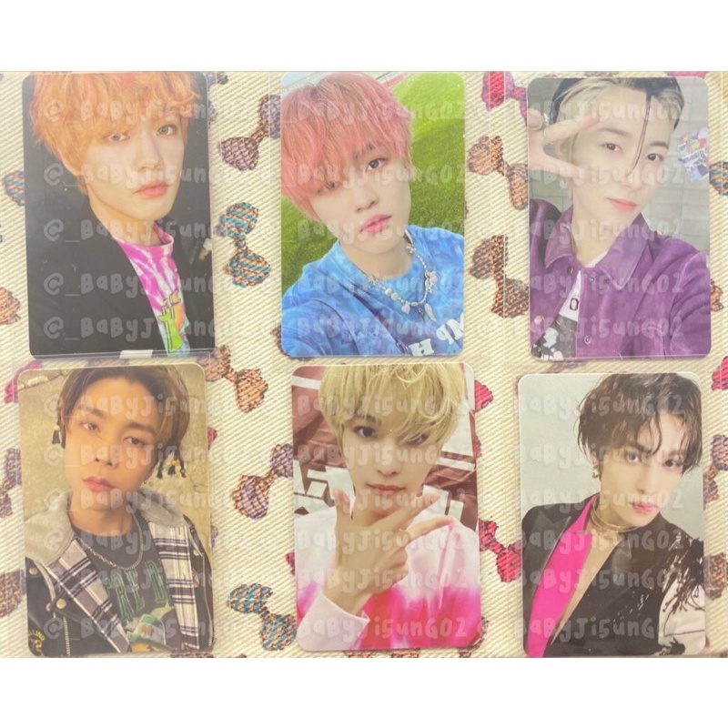 pc photocard chenle agent hello renjun ar selfie jewel hotsauce johnny neozone n yangyang owhat 7/12