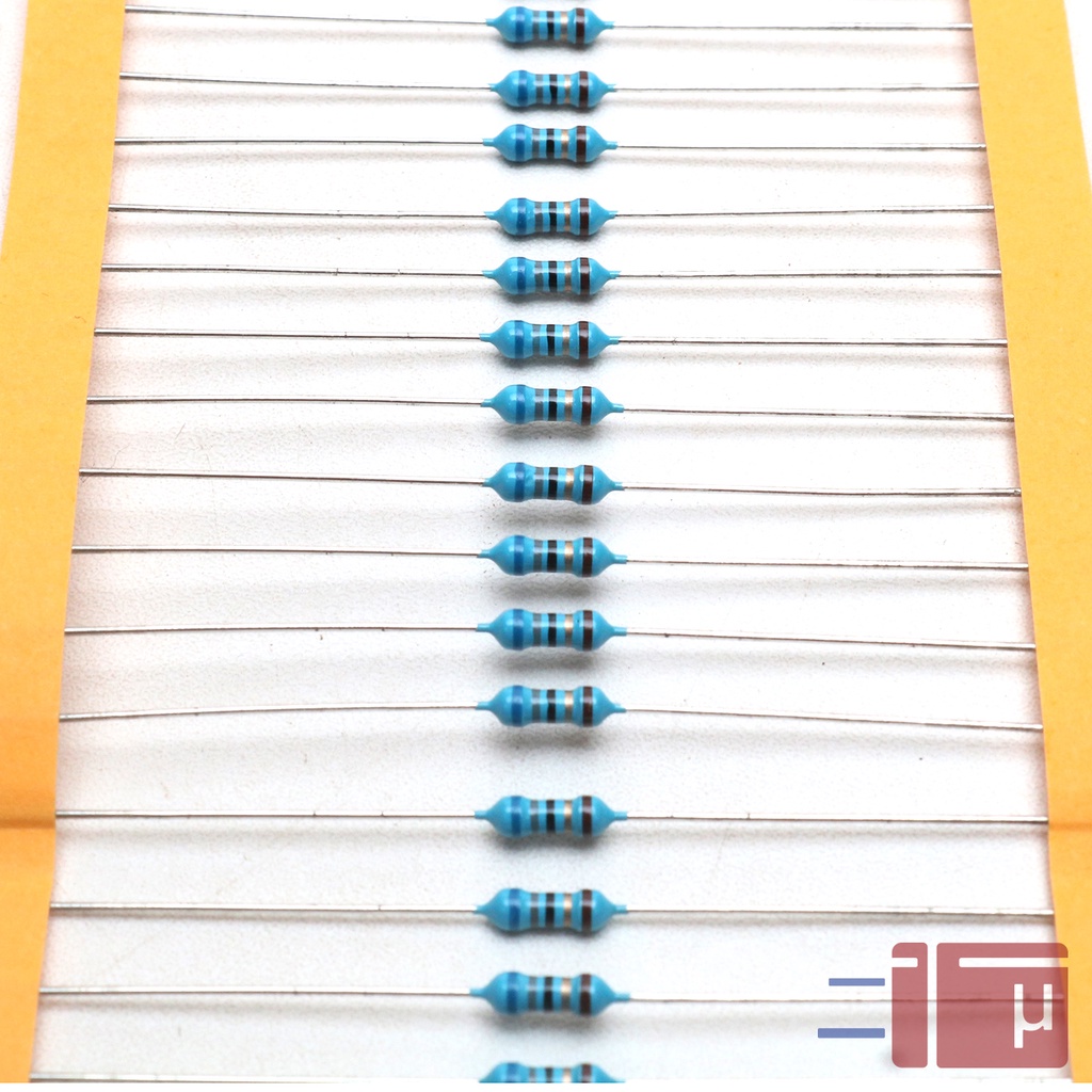 x10 Resistor 68R 68 Ohm 1/4W Metal Film 1% Taiwan Kaki Tembaga