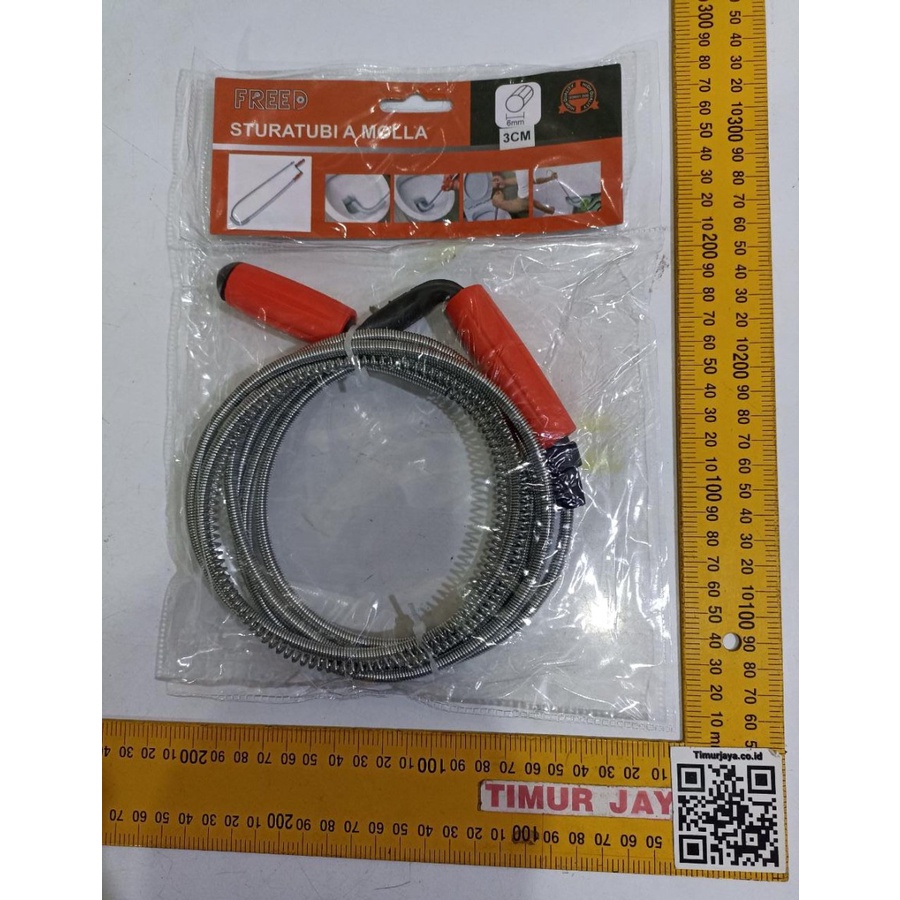 FREED 5 M Pipe Cleaner Pembersih Pipa Wastafel Saluran Mampet Sling