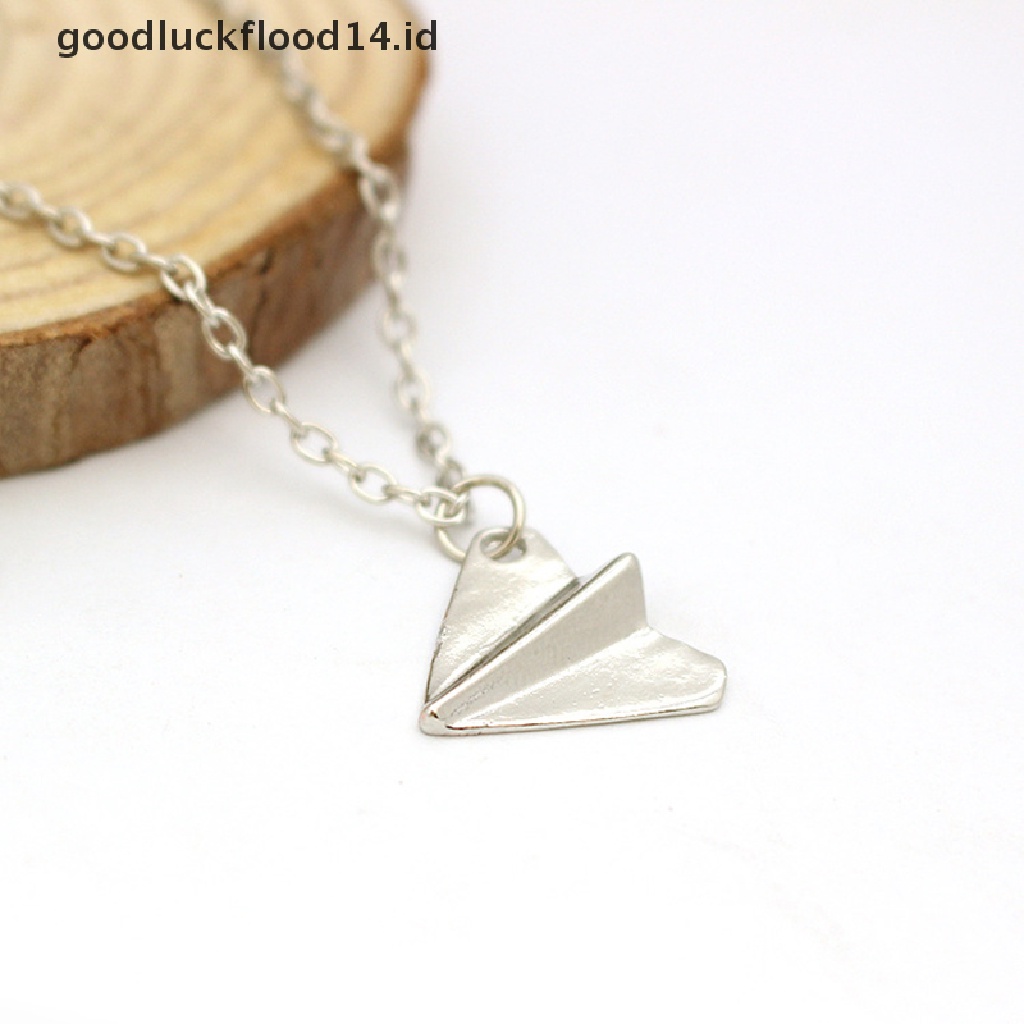 [OOID] Harry Style Paper Airplane Pendant Necklace Jewelry Chain Collar Choker Necklace ID