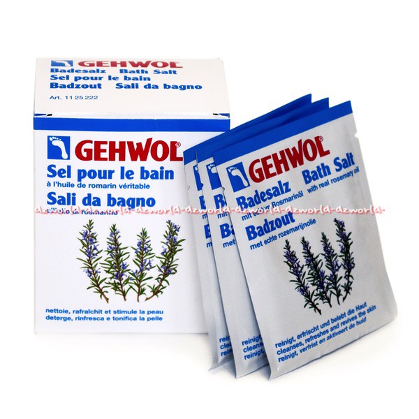 Gehwol Sel Pour Le Bain Sali Da Bagno Gehwol 10 Sachet Melancarkan Peredaran Darah