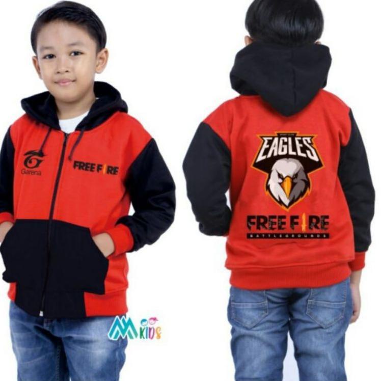 Jaket Anak  firee jaket anak ff jaket anak karakter evos jaket anak laki laki jaket  firee anak2-10t
