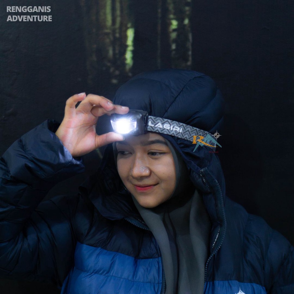 Headlamp Dhaulagiri HL 878 HL 858 Waterproof Batre AAA Senter Kepala Hiking