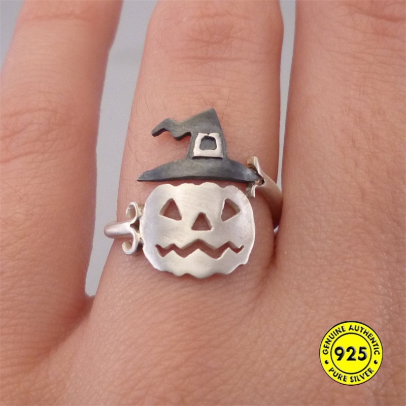 Set Anting Cincin Model Terbuka Untuk Ornamen Halloween