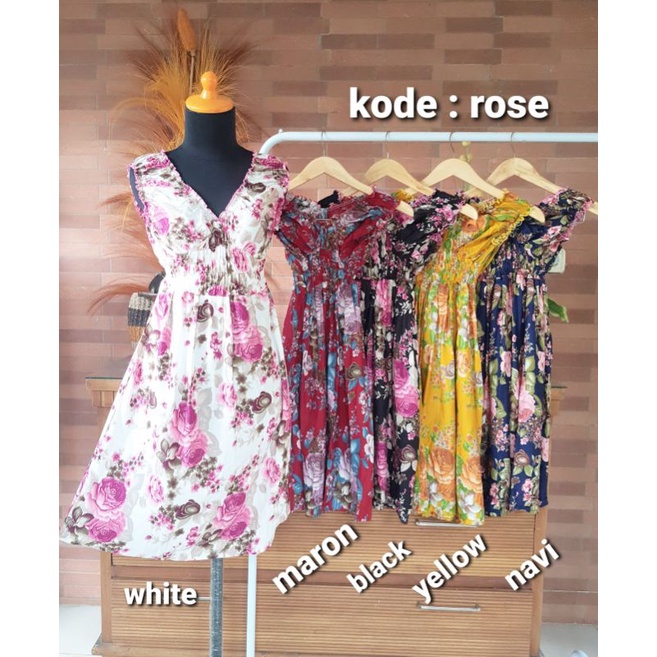 DRESS KERUT LEHER V // SOFIA PENDEK // SUMMER DRESS BOHEMIAN