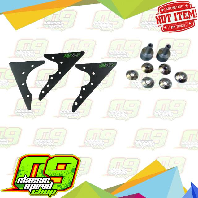 Manisan Pemanis Siku rangka body set Shock Skok CB GL Pro Max Megapro