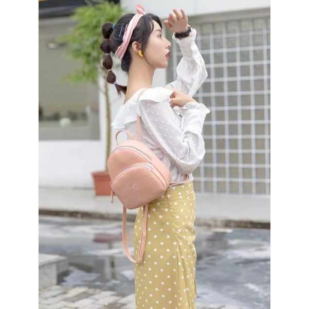 dem_sare / DS1136 MIKADO Tas Ransel Wanita Ransel Mini Kulit Sintetis Tas Ransel Backpack Multifungsi Ransel Wanita Murah Tas Ransel Anak