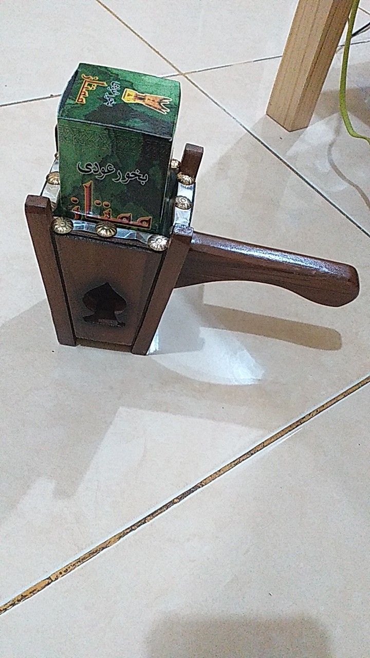 Tempat Bakaran Buhur Kayu Mini - Burner Manual - Incense Burner - Aromatherapy - Mabkhara