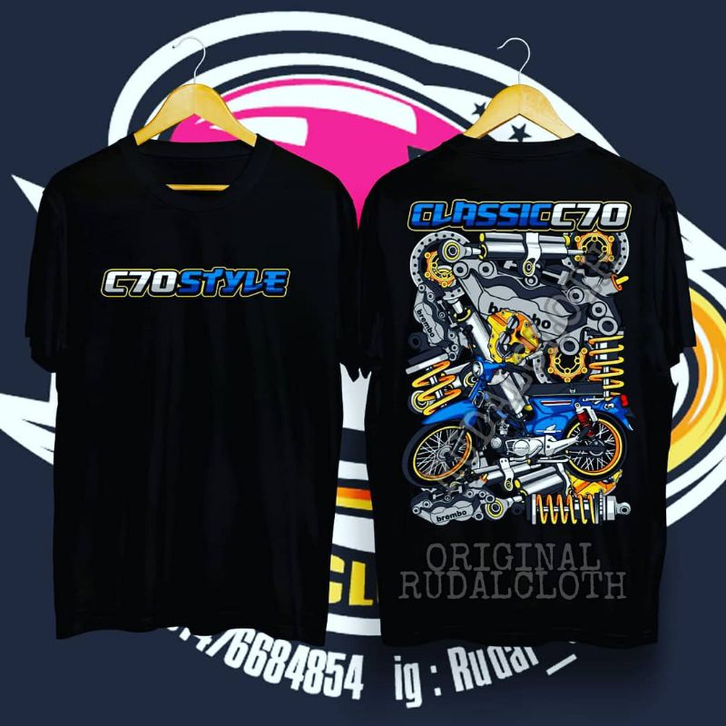 KAOS C70 / HONDA C70 / C70 HITS / C70 / BAJU C70 / SIPITUNG / COD / ORIGINAL