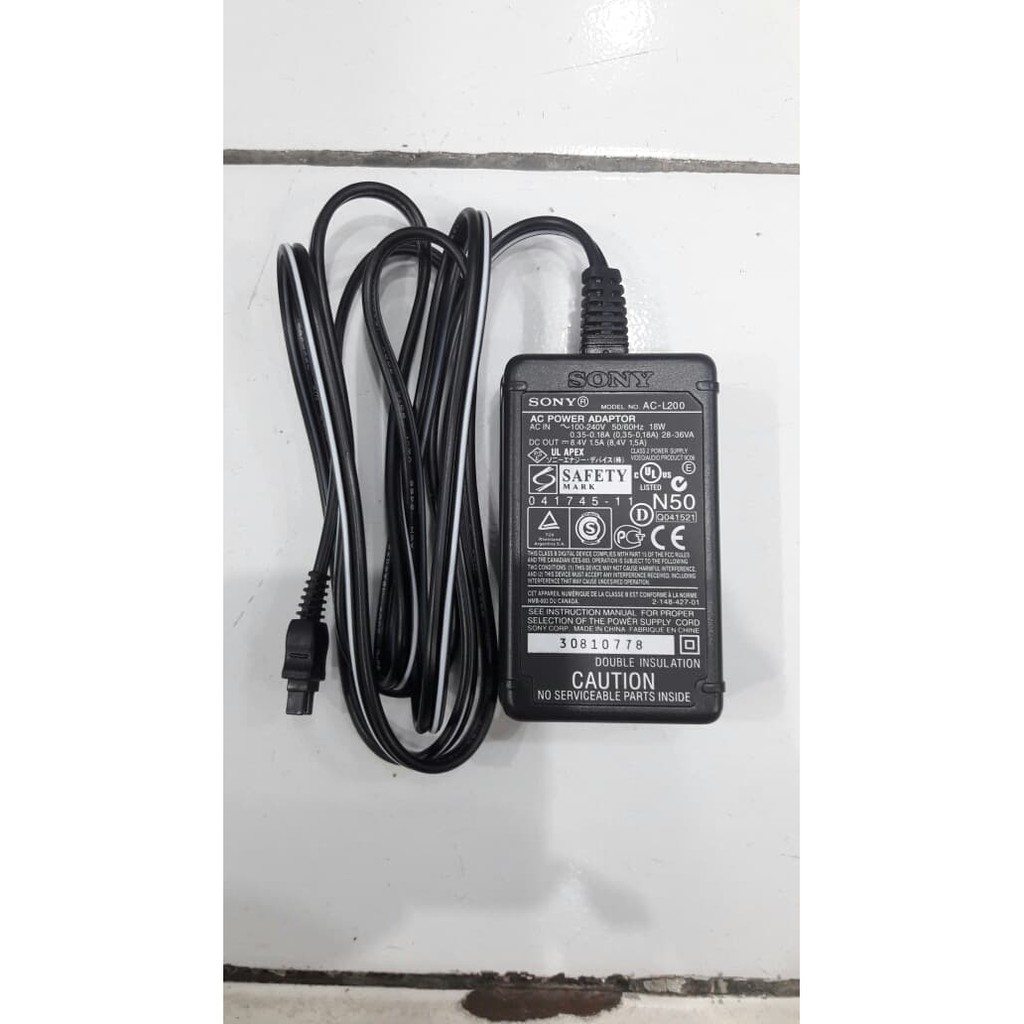 AC//DC Battery Power Charger Adapter For Sony Handycam HDR-PJ650 v//e HDR-PJ790 v