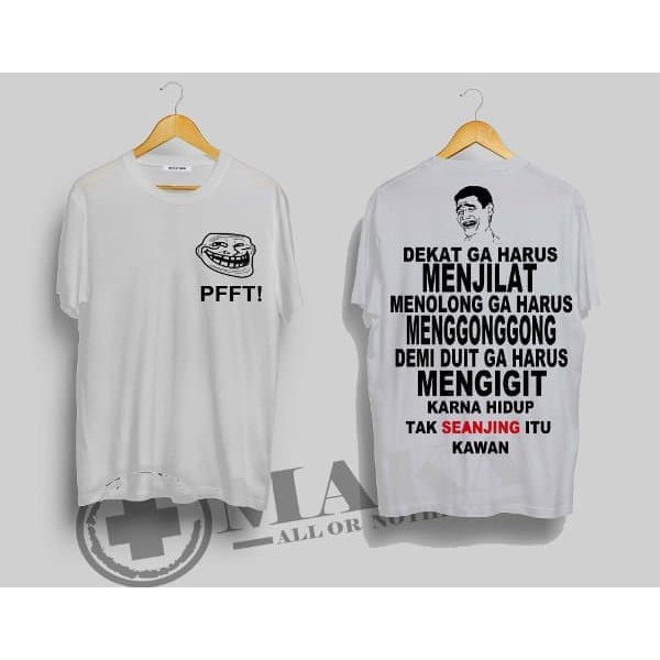 KAOS MEME KATA UNIK MENJILAT  - kafahmi