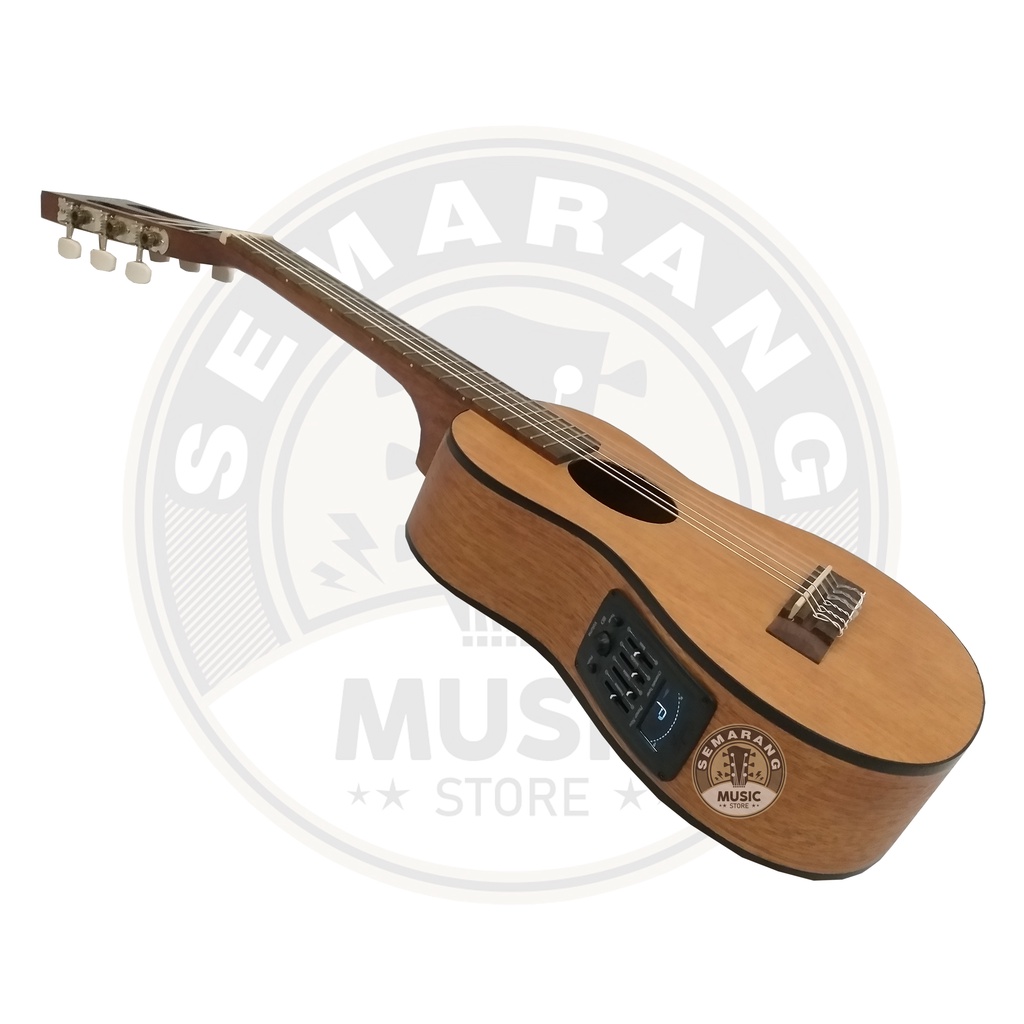 ORIGINAL!!! Guitalele Elektrik Import Merk Cowboy GK-6 NA GK 6NS Equalizer Tuner Cowboy Prener New