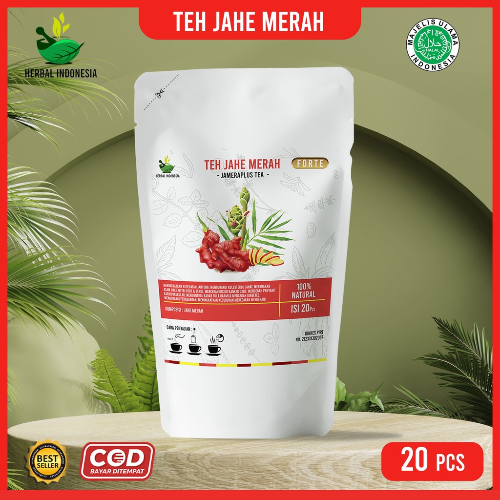 

TEH JAHE MERAH : Herbal Atasi Penyakit Jantung Koroner Solusi Turunkan Kolesterol Tingkatkan Kesehatan Jantung Tanaman Jamu Peningkat Kesuburan Pria 100% Ampuh