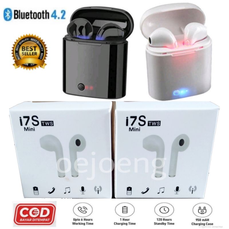 Handsfree Headset Earpone Bluetooth Wireless Inpods 17s