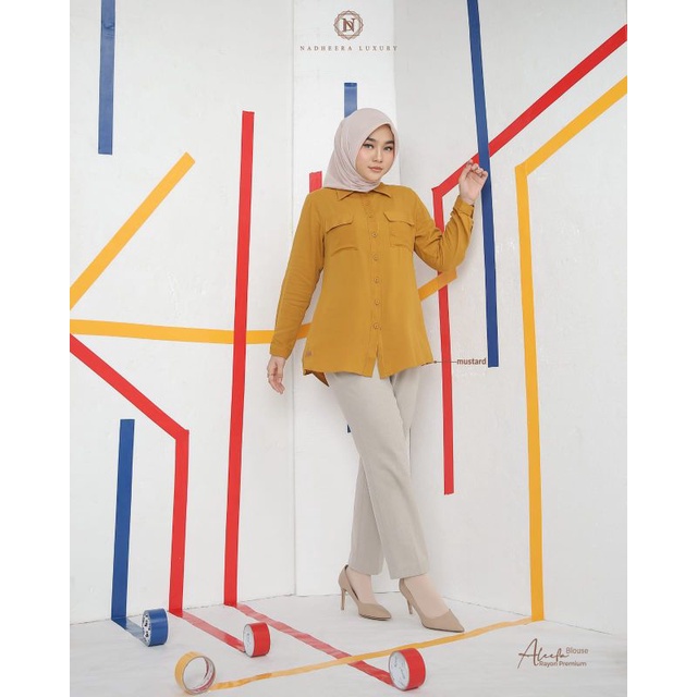 Aleefa Blouse By Nadheera Luxury