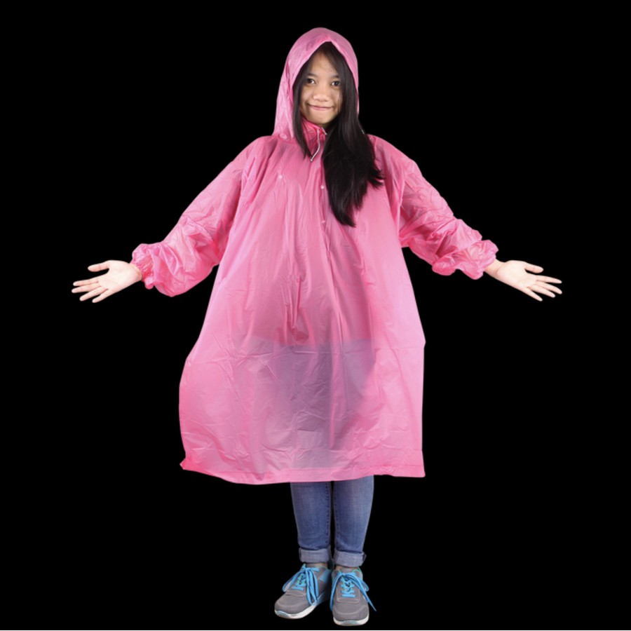 Jas  Hujan Ceria Sky T1 Ponco Raincoat Poncho  karet bahan bagus lengan panjang