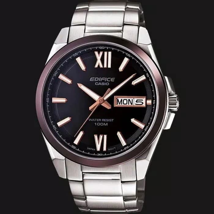 Jam Tangan Chronograph Casio Edifice Sapphire EFB-100D-5A Original