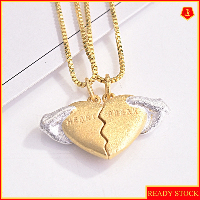 [Ready Stock]Fashion Personalized Love Necklace Creative Magnet Pendant