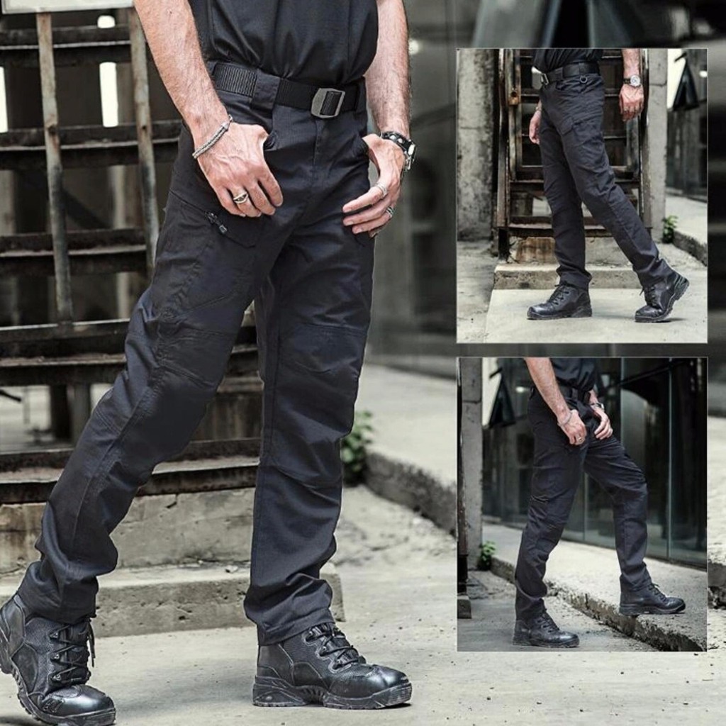 Black king size 30-32 celana gunung hiking outdoor second original