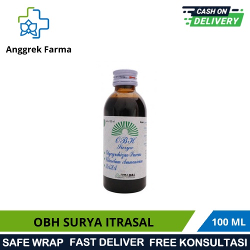 OBH SURYA ITRASAL/100 ML/OBAT BATUK BERDAHAK/OBAT BATUK HITAM SIRUP