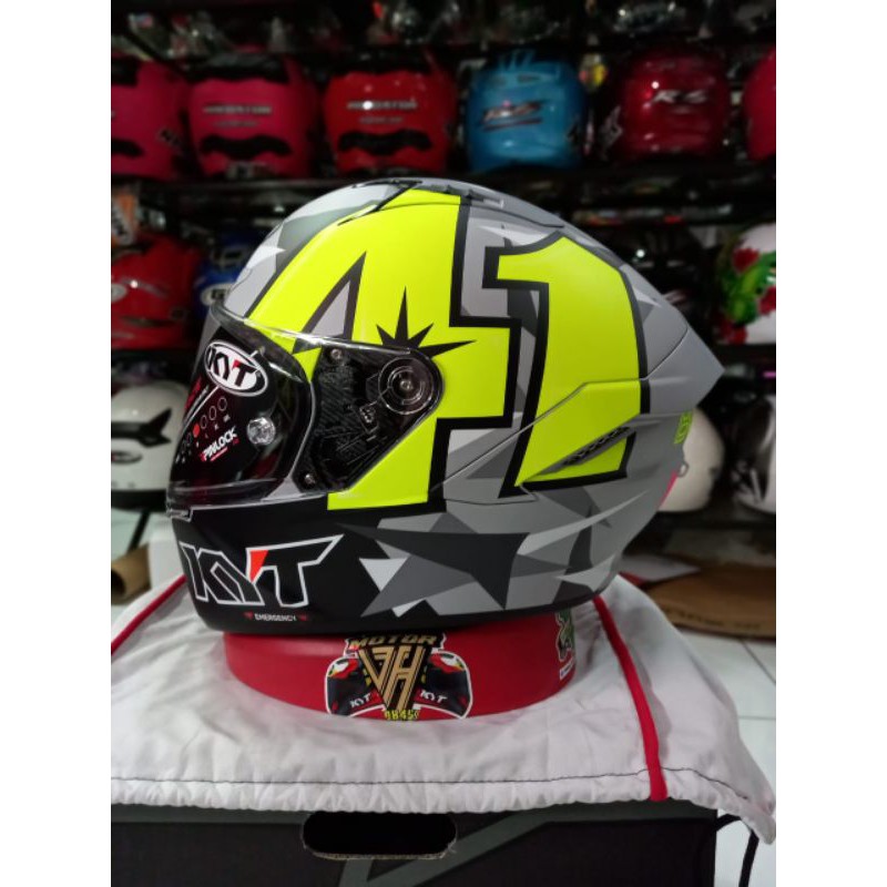 KYT NX-RACE #ESPARGARO 2019 MATT GREY/ORIGINAL BARU