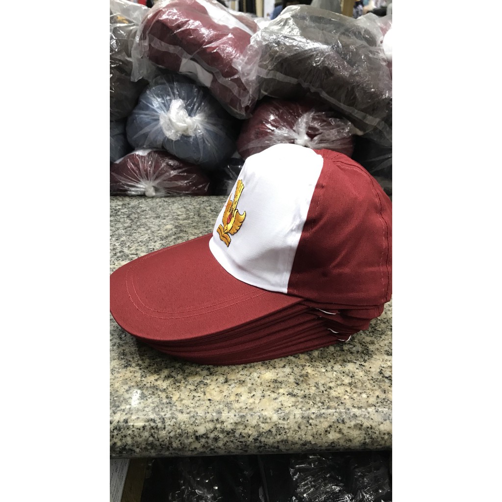 Topi SD MERAH PUTIH Bordir Bahan Standar