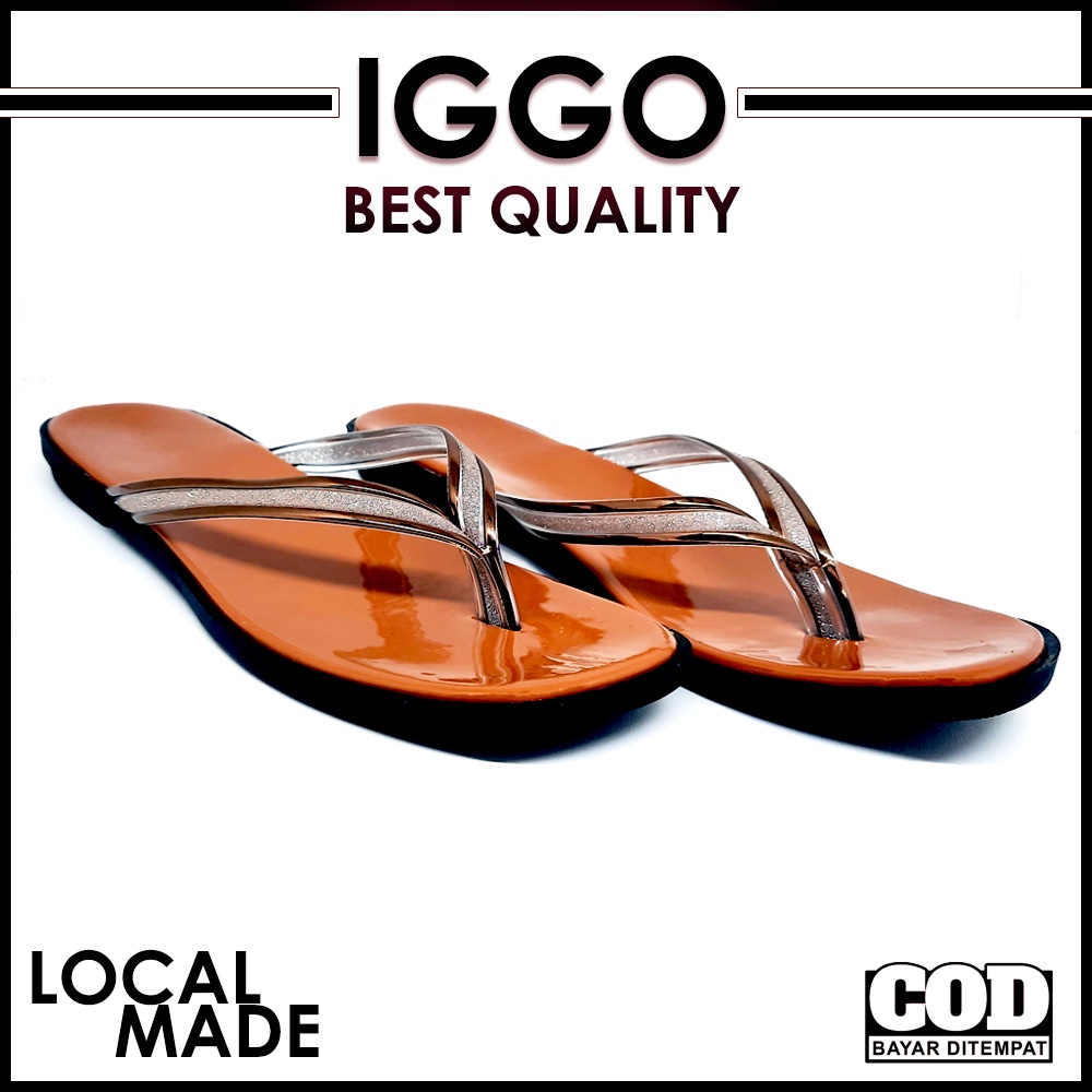 IGGO SANDAL WANITA SANDAL JEPIT CEWEK SANDAL CEWEK KOREA SANDAL JEPIT JELLY