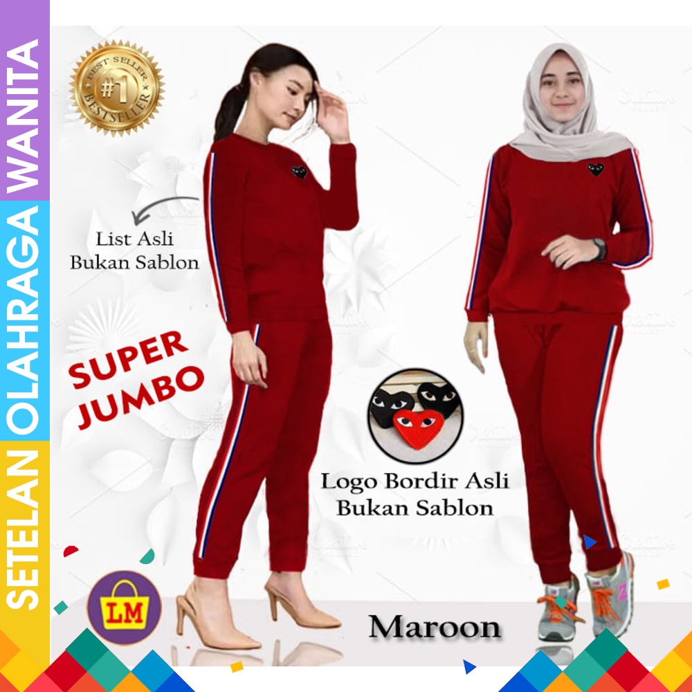 Setelan Baju Senam Baju Aerobic Baju Zumba Olahraga Panjang Muslim Army Rok Hijau SETELAN TUNIK JU