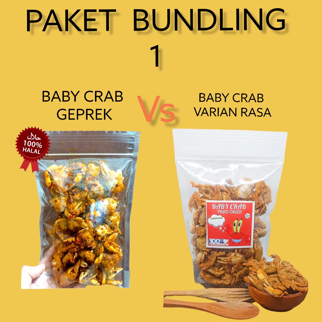 BABY CRAB PAKET BUNDLING RASAGEPREK DANVARIAN RASA