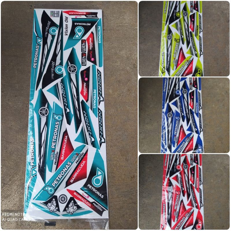 STRIPING VARIASI VIXION OLD VIXION LAMA PETRONAS