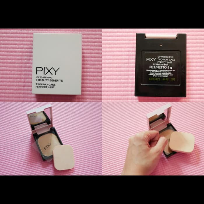 Pixy Two Way Cake Perface Last / Bedak - Natural Buff