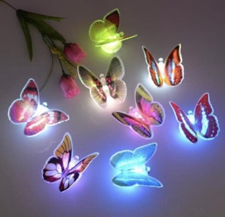  Lampu  kupu led  butterfly light led  night lampu  kamar tidur 