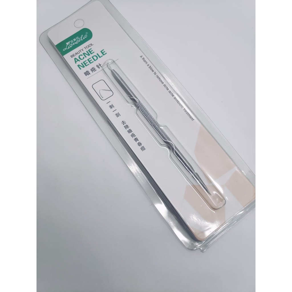 ACNE NEEDLE JARUM JERAWAT DAN RING KOMEDO PREMIUM 12CM LAMEILA TAHAN LAMA AWET HASIL TERBAIK KOREA
