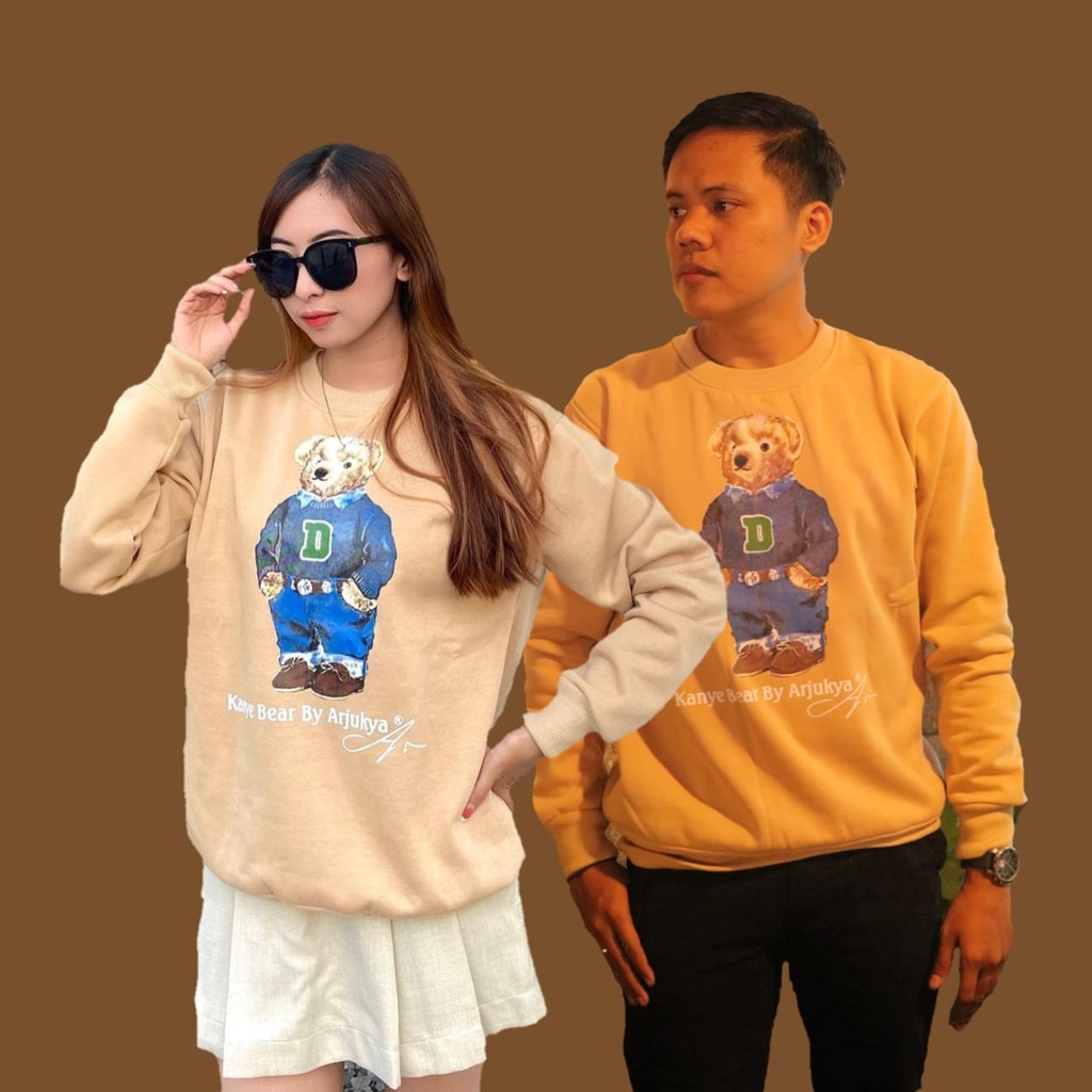 Crewneck Teedy D Cream Arjukya