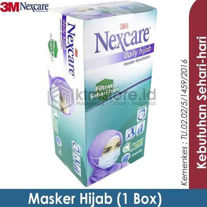 

Masker Nexcare 3M Hijab Isi 48 Pcs/Box Standar Who Dafa.Olshop