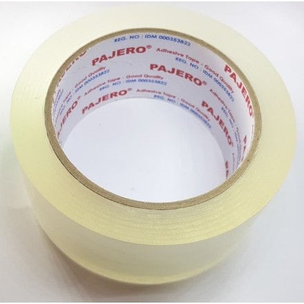 

Selotip Lakban Pajero Tape Transparant Perekat Packing Alat Tulis Isolasi Kuat 2" x 100 Yard